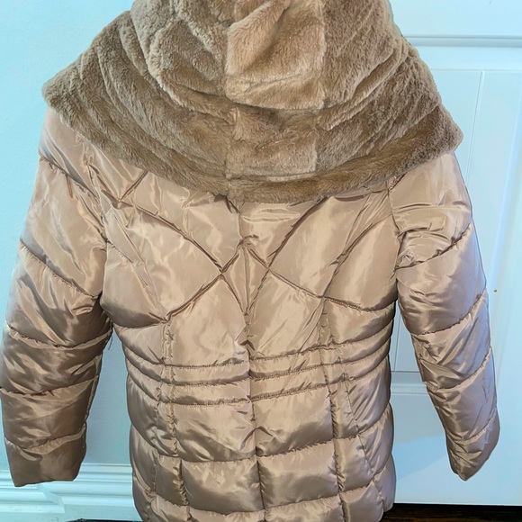 Bebe fleece lined puffer jacket with hood - Picture 2 of 6